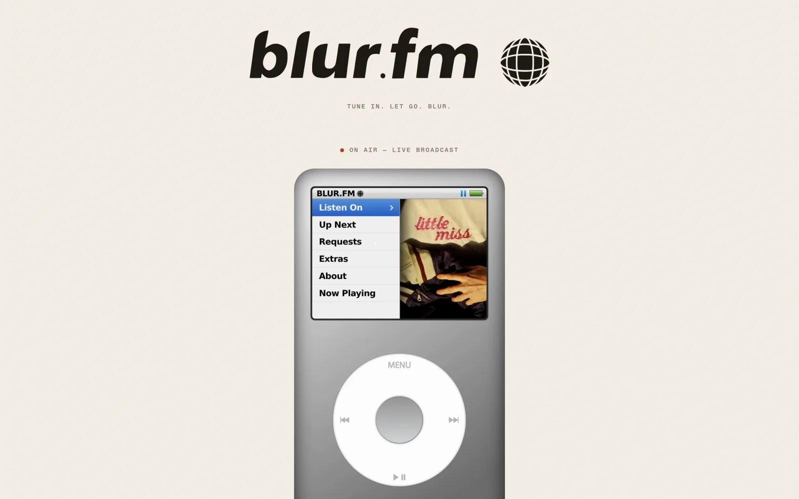 BLUR.FM — Internet radio